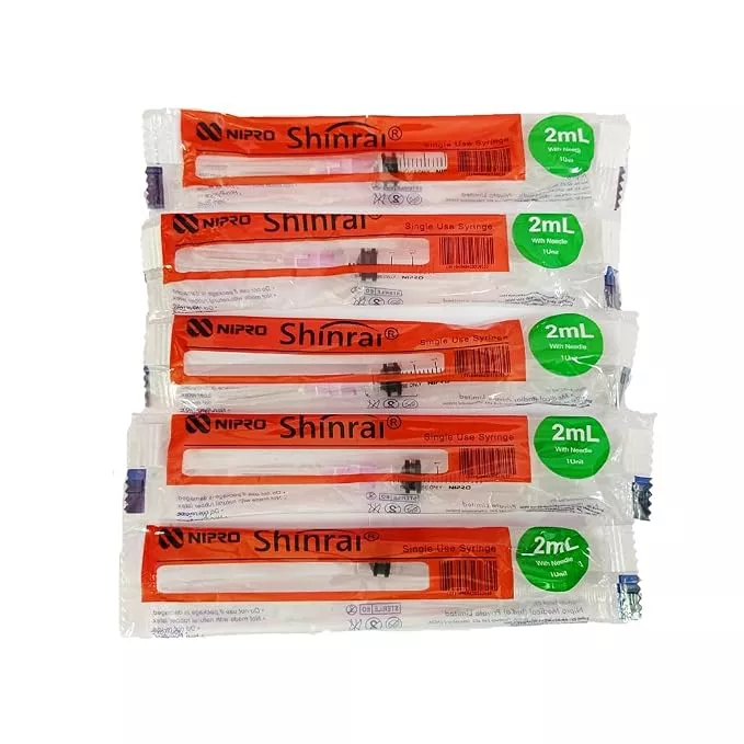 Nipro Shinrai Disposable Syringe with Needle