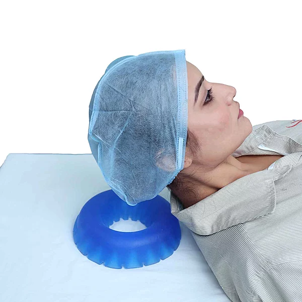 HEAD SUPPORT FOR EYE SURGERY (WITH EASY FLOW OF WATER BOTTOM)