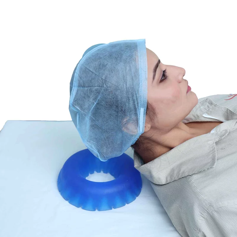 HEAD SUPPORT FOR EYE SURGERY (WITH EASY FLOW OF WATER BOTTOM)