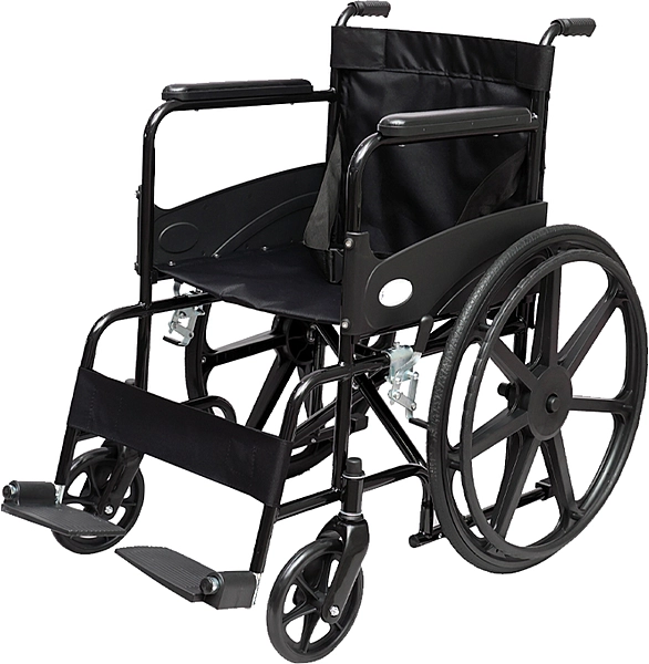 WHEEL CHAIR (POWDER COATED)