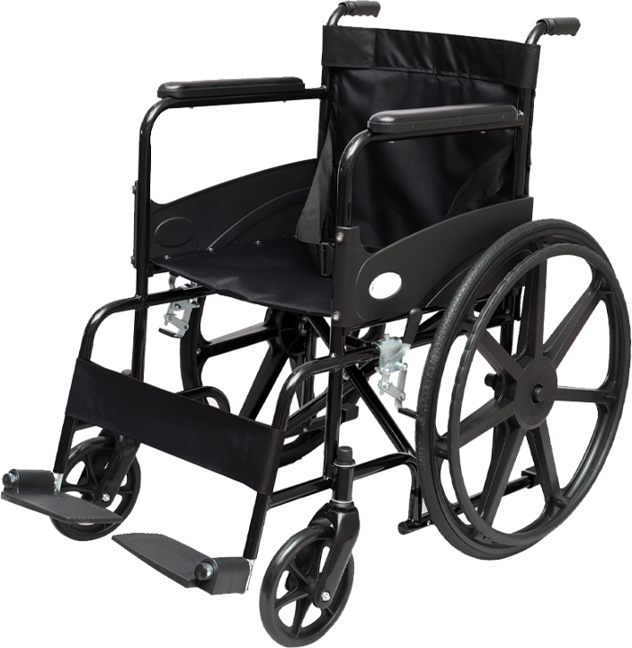 WHEEL CHAIR (POWDER COATED)