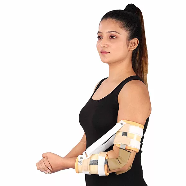 ELBOW BRACE WITH HINGED