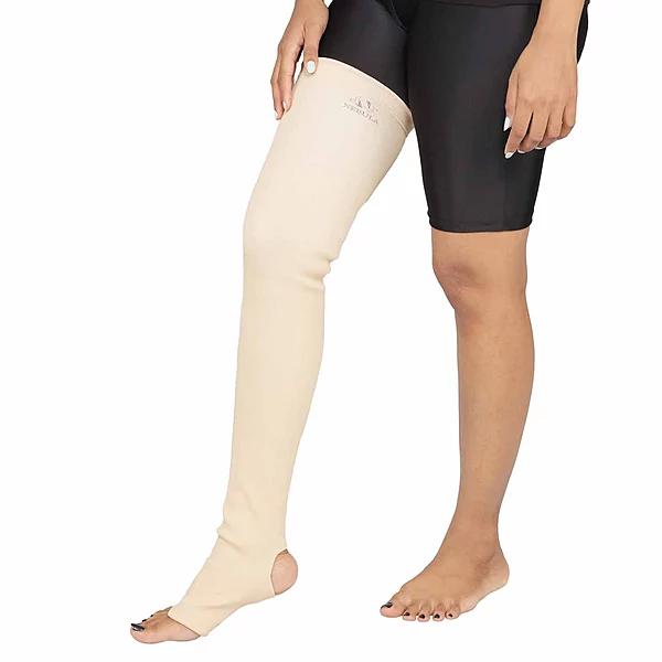 4 WAY VARICOSE VEIN STOCKING FULL ABOVE KNEE
