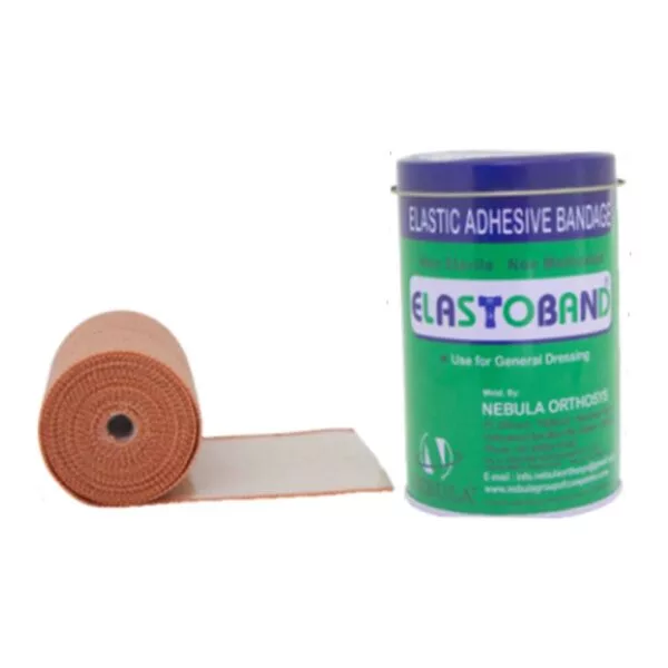 ELASTOBAND (METAL TIN) ELASTIC ADHESIVE BANDAGE (STRETCH LENGTH)