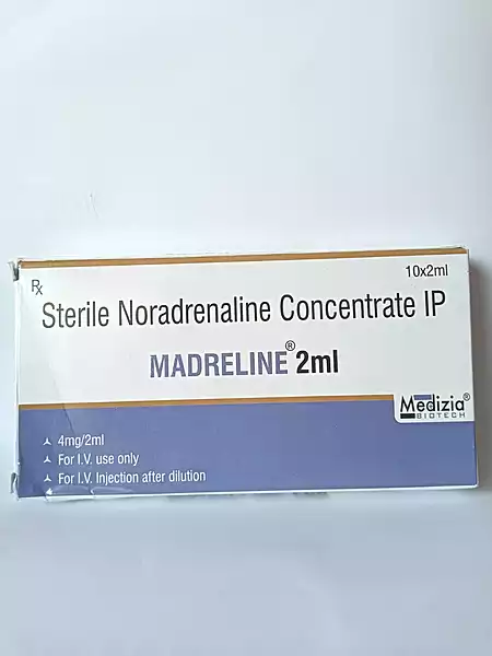 STERILE NORADRENALINE CONCENTRATE IP