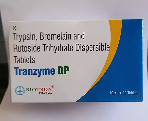 TRANZYME DP (Trypsin, Bromelain and trihydrate Dispersible Tablets)