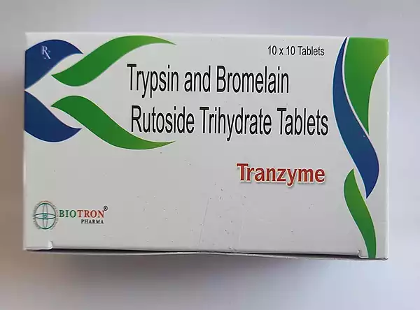 TRANZYME (Trypsin and Bromelain Rutoside Trihydrate Tablets)