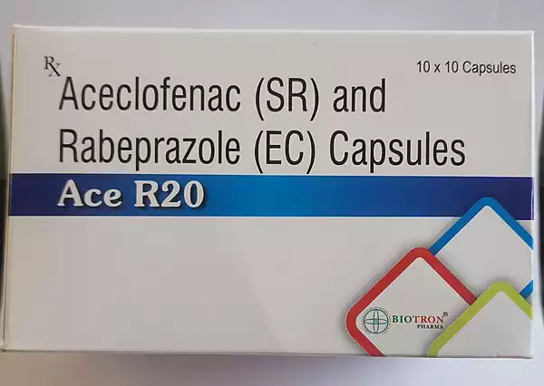 ACE R20 (Aceclofenac SR & Rabeprazole EC Capsules