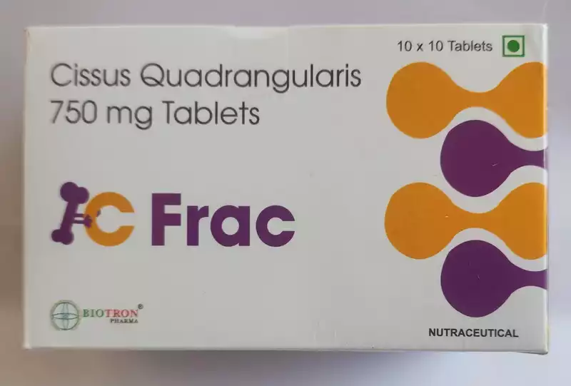 C FRAC (Cissus Quadrangularis 750mg Tablets)