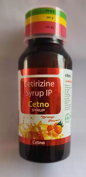 CETNO 60ML (Cetirizine 5mg / 5ml syrup)