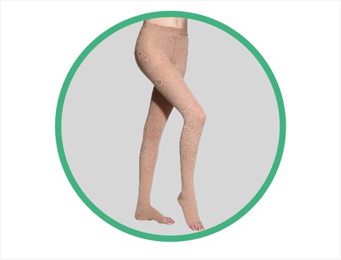 COMPRESSION STOCKINGS (PANTYHOSE OPEN TOE)
