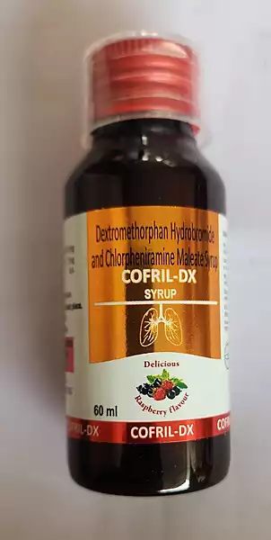 COFRIL-DX 60ML(Dextromethorphan Hbr mg+CPM 2mg Syrup)