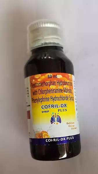 COFRIL-DX PLUS 60ML(Dextromethorphan Hbr 10mg +CPM 2mg Phenylephrine Hcl5mg Syrup)