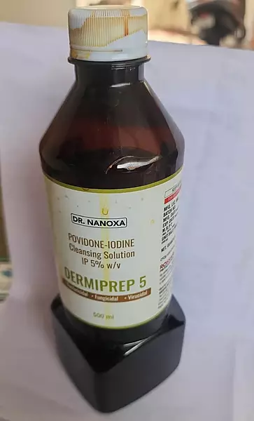 DERMIPREP 5 (Povidone-iodine Cleaning Solution IP 5% w/v)