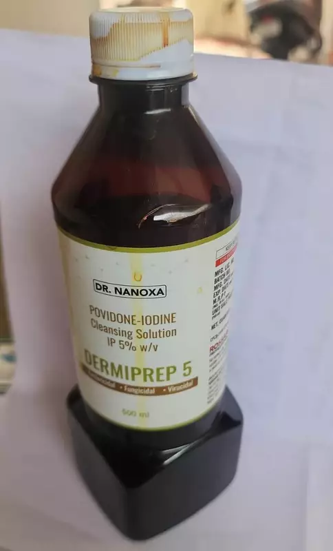 DERMIPREP 5 (Povidone-iodine Cleaning Solution IP 5% w/v)