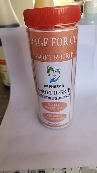 N-SOFT R-GRIP (Elastic Bandage for Compression)