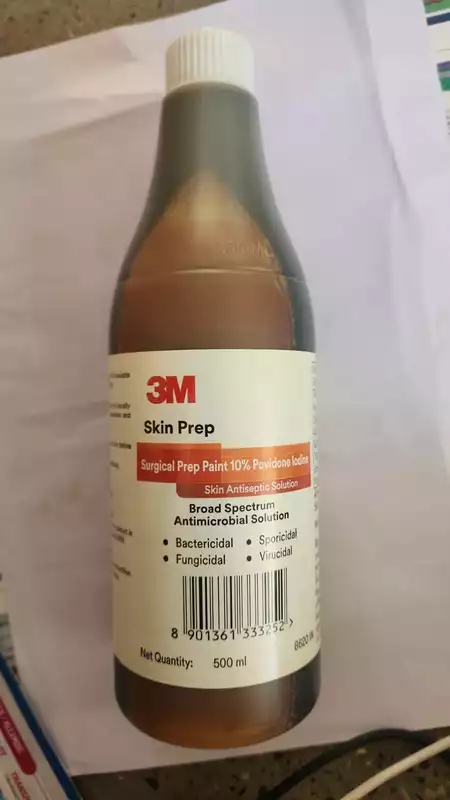 3M SKIN PREP (Surgical Prep Paint 10% Povidone lodine) (Skin Antiseptic Solution)