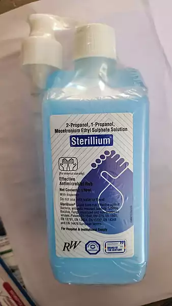 STERILLIUM (2-Propanol, 1-Propanol, Mecetronium Ethyl Sulphate Solution)