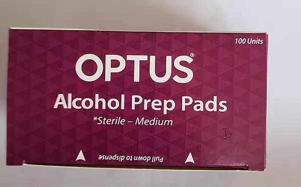 OPTUS (Alcohol Prep Pads) (Sterile-Medium)