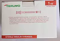 STERILE INSULIN SYRINGES (1ml Insulin Syringe)