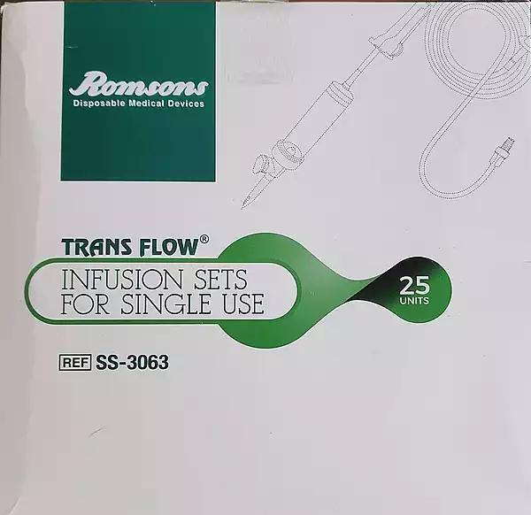 TRANS FLOW (INFUSION SETS FOR SINGLE USE) (Ref SS-3063)