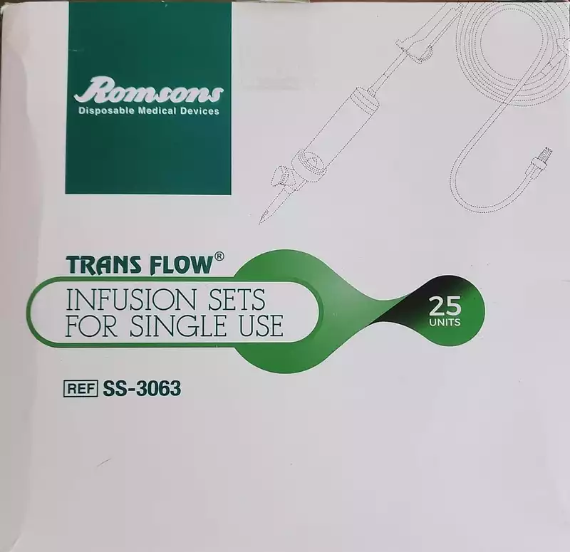 TRANS FLOW (INFUSION SETS FOR SINGLE USE) (Ref SS-3063)