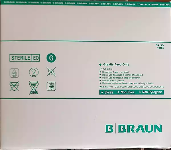 B BRAUN (ECOFIX AIR) (I.v Administration Set) (Sterile EO)