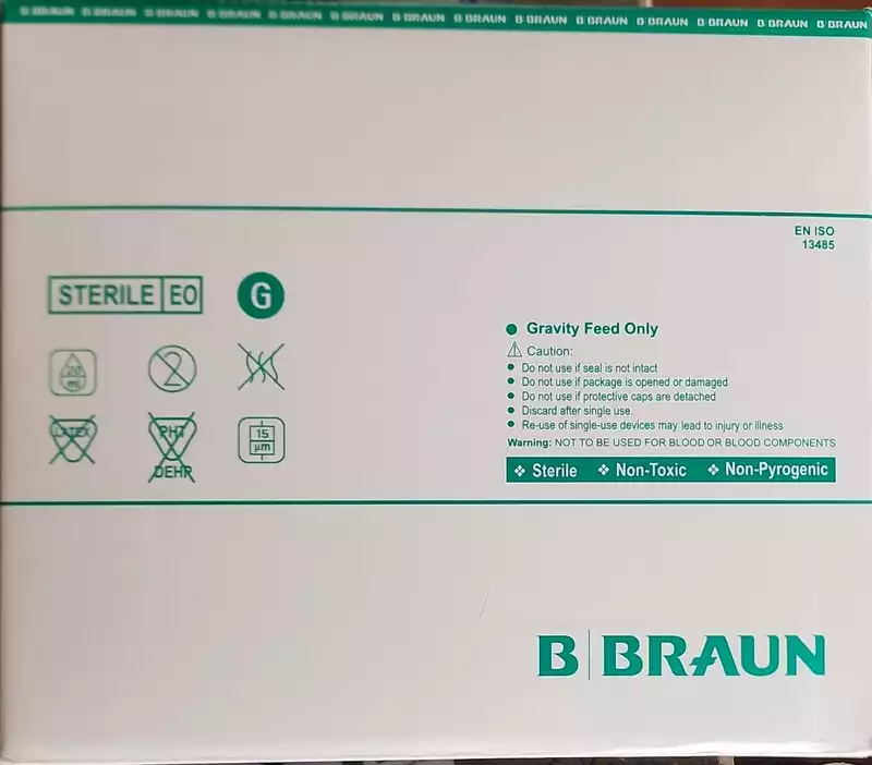 B BRAUN (ECOFIX AIR) (I.v Administration Set) (Sterile EO)